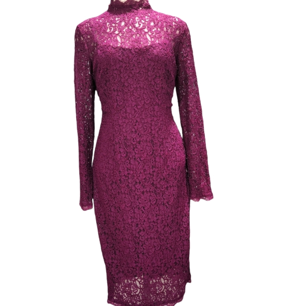 Wine cocktail dress